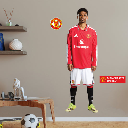 Manchester United FC Wall Sticker - Diallo 26/27 Player Wall Decal