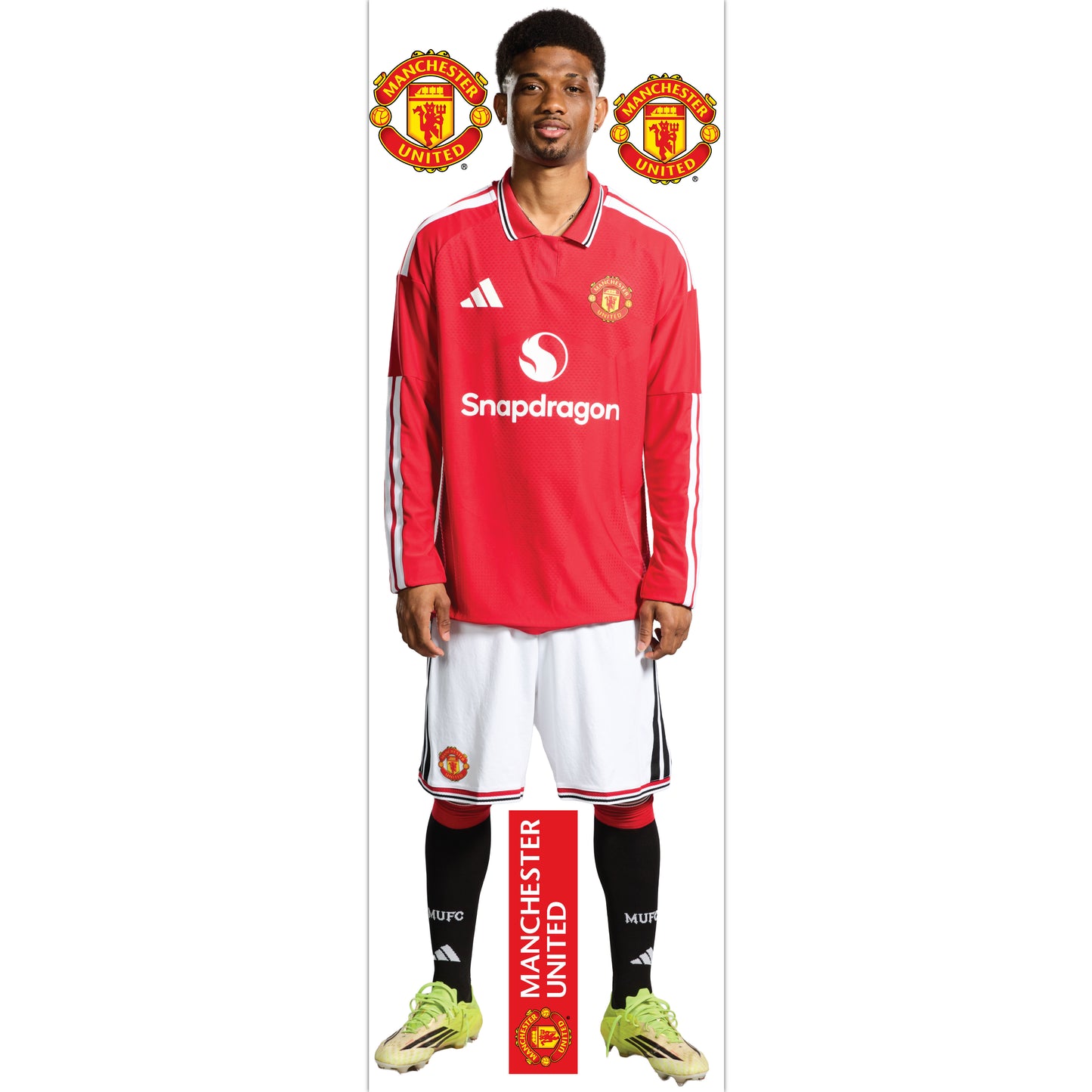 Manchester United FC Wall Sticker - Diallo 26/27 Player Wall Decal