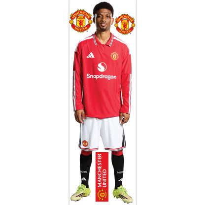 Manchester United FC Wall Sticker - Diallo 26/27 Player Wall Decal