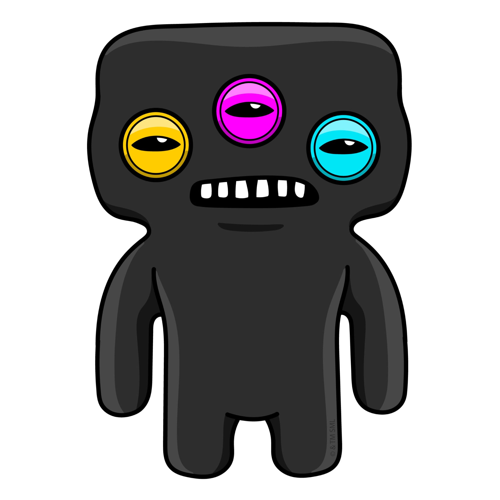 Fuggler Sticker Fuggler Wall Sticker - Annoyed Alien Black Decal Wall Art – www.themed ...