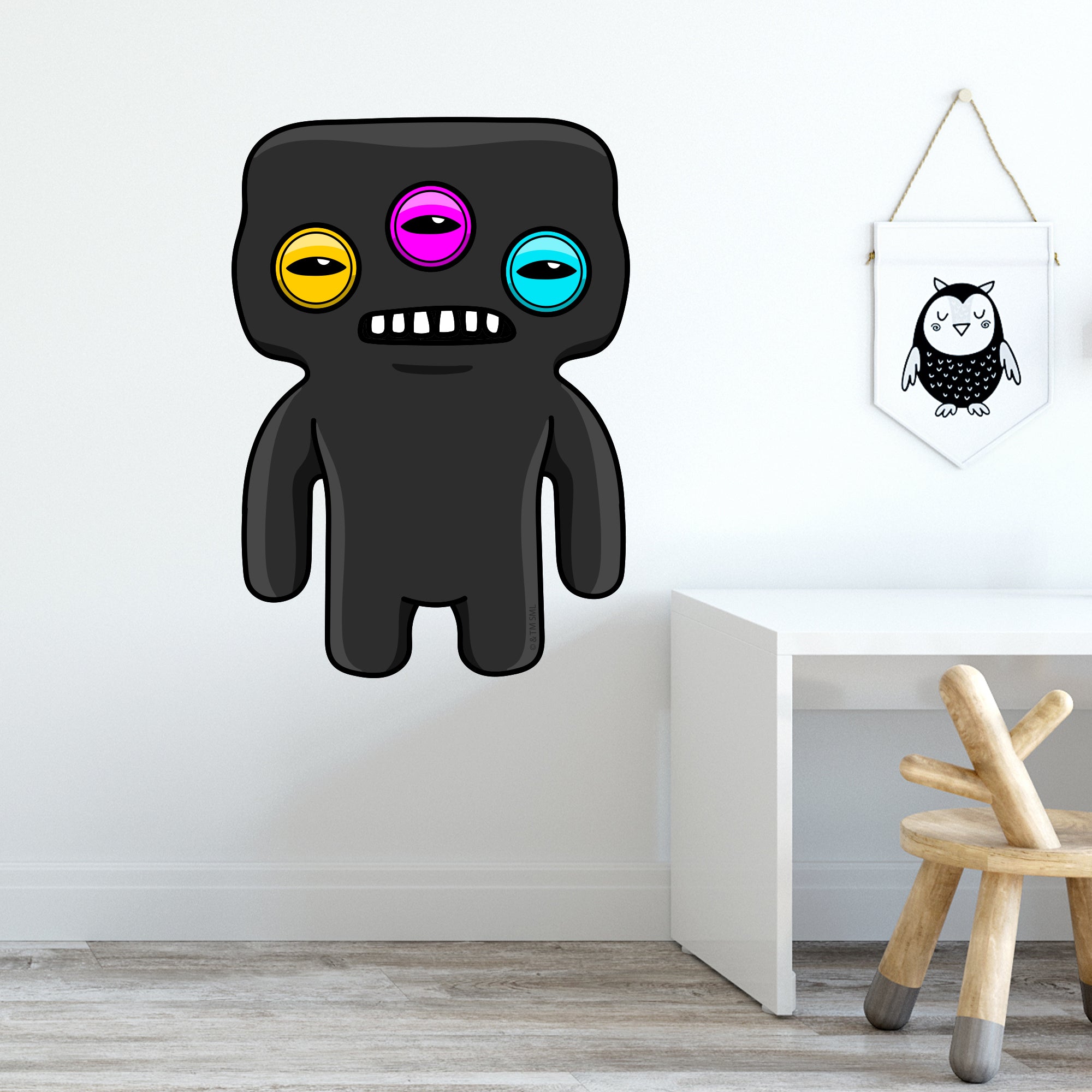 Fuggler Sticker Fuggler Wall Sticker - Annoyed Alien Black Decal Wall Art – www.themed ...