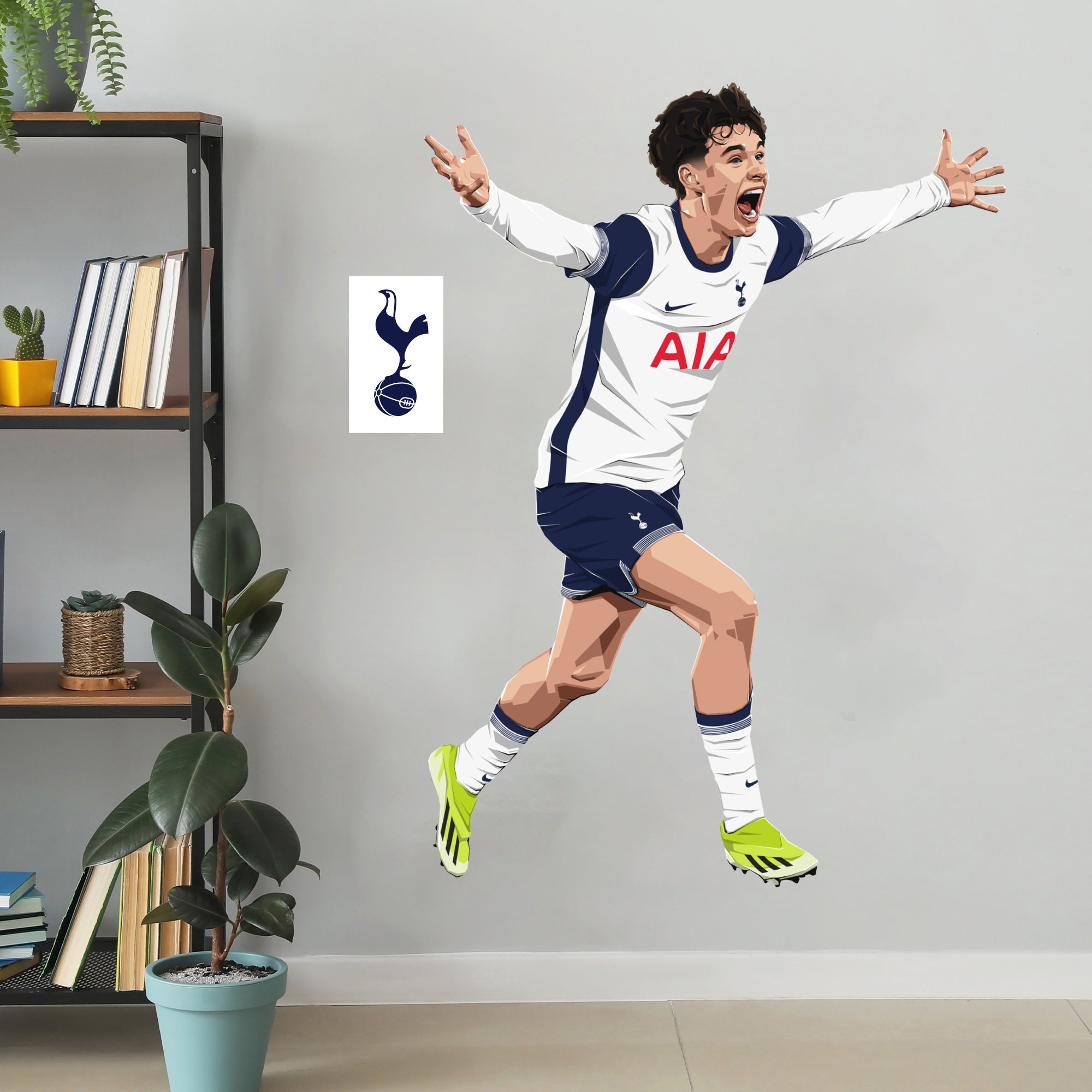 Tottenham Hotspur FC - Archie Gray 24-25 Illustration Wall Sticker ...