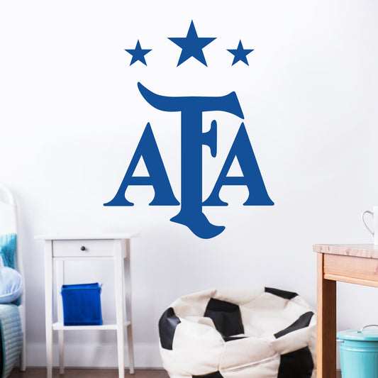 Argentina Football Club - AFA Logo in Dark Blue Wall Sticker