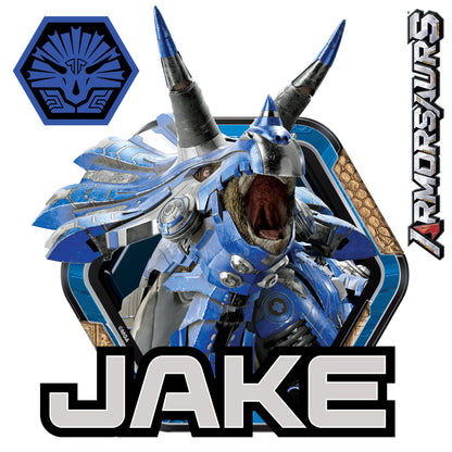 Armorsaurs Wall Sticker - Cobalt Badge Personalised Decal Wall Art