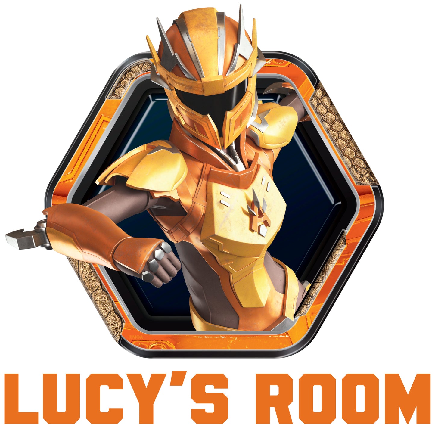 Armorsaurs Wall Sticker - Prisca Badge Personalised Decal Wall Art