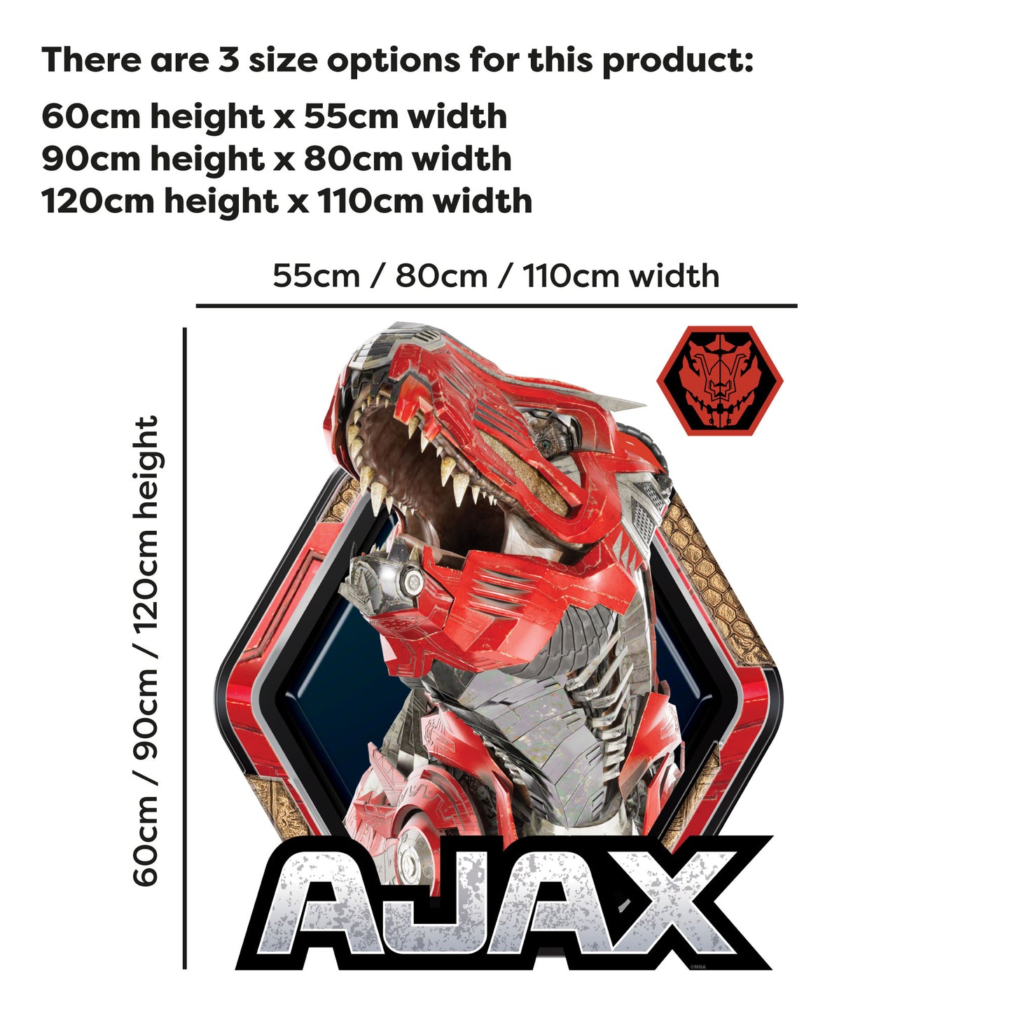 Armorsaurs Wall Sticker - Ajax Decal Wall Art