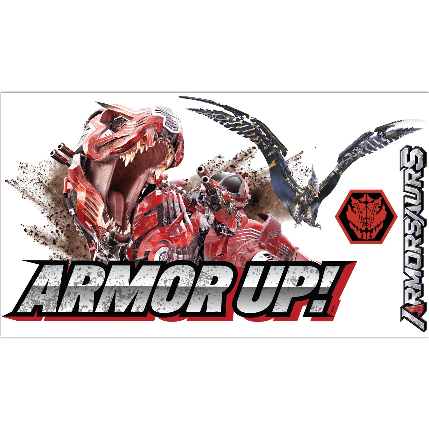 Armorsaurs Wall Sticker - Armor Up Decal Wall Art