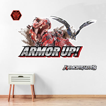 Armorsaurs Wall Sticker - Armor Up Decal Wall Art
