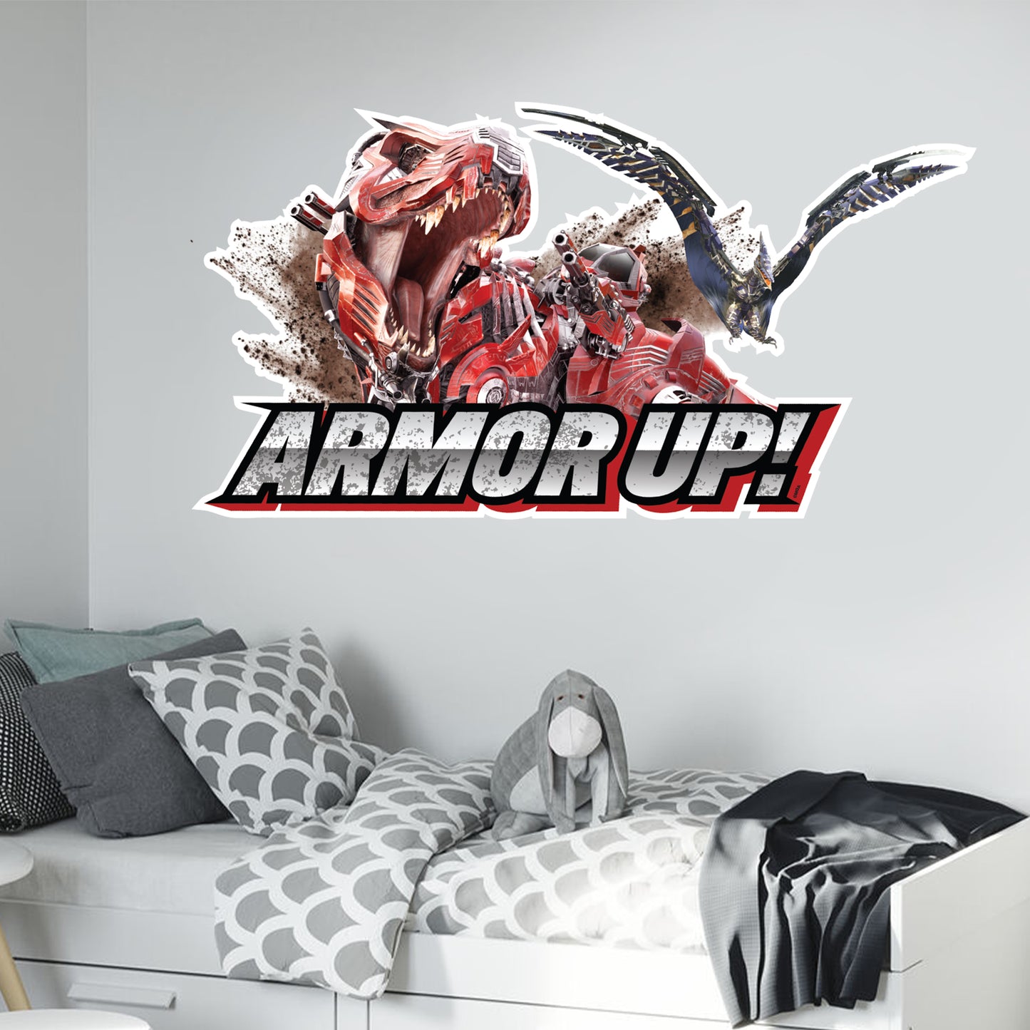 Armorsaurs Wall Sticker - Armor Up Decal Wall Art