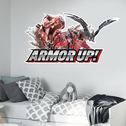 Armorsaurs Wall Sticker - Armor Up Decal Wall Art