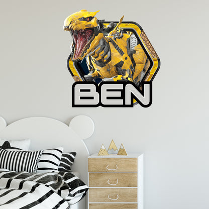 Armorsaurs Wall Sticker - Blaze Badge Personalised Wall Art