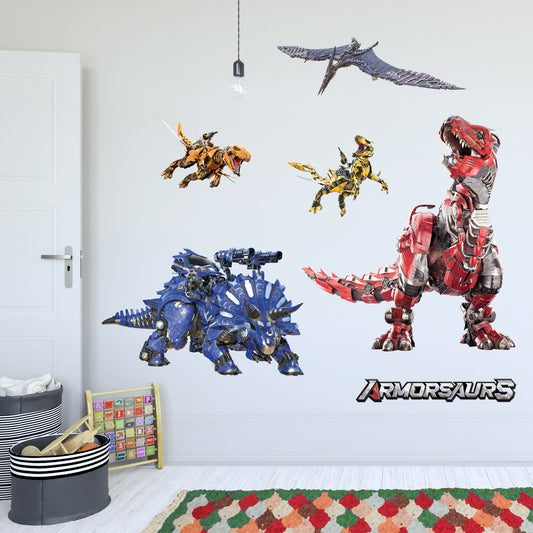 Armorsaurs Wall Sticker - Dino Decal Set Wall Art