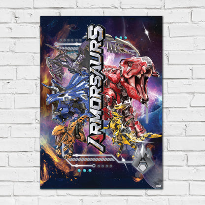 Armorsaurs Print - Group Dino's Poster Wall Art