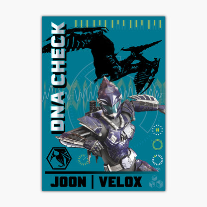 Armorsaurs Print - Joon And Velox Player Card Poster Wall Art