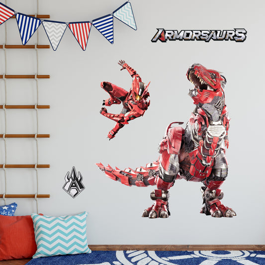 Armorsaurs Wall Sticker - Liam And Ajax Decal Set Wall Art