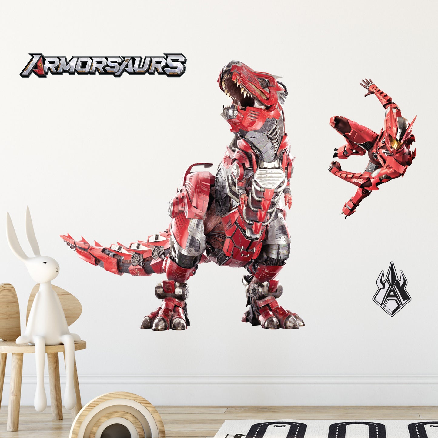Armorsaurs Wall Sticker - Liam And Ajax Decal Set Wall Art