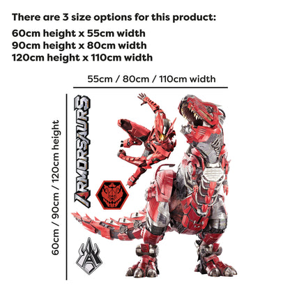 Armorsaurs Wall Sticker - Liam And Ajax Decal Set Wall Art