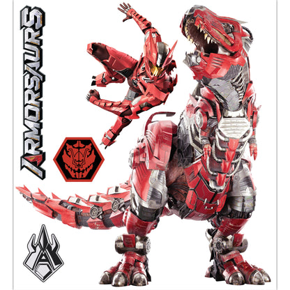 Armorsaurs Wall Sticker - Liam And Ajax Decal Set Wall Art