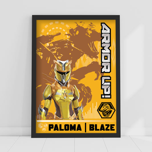 Armorsaurs Print - Paloma And Blaze Player Card Poster Wall Art