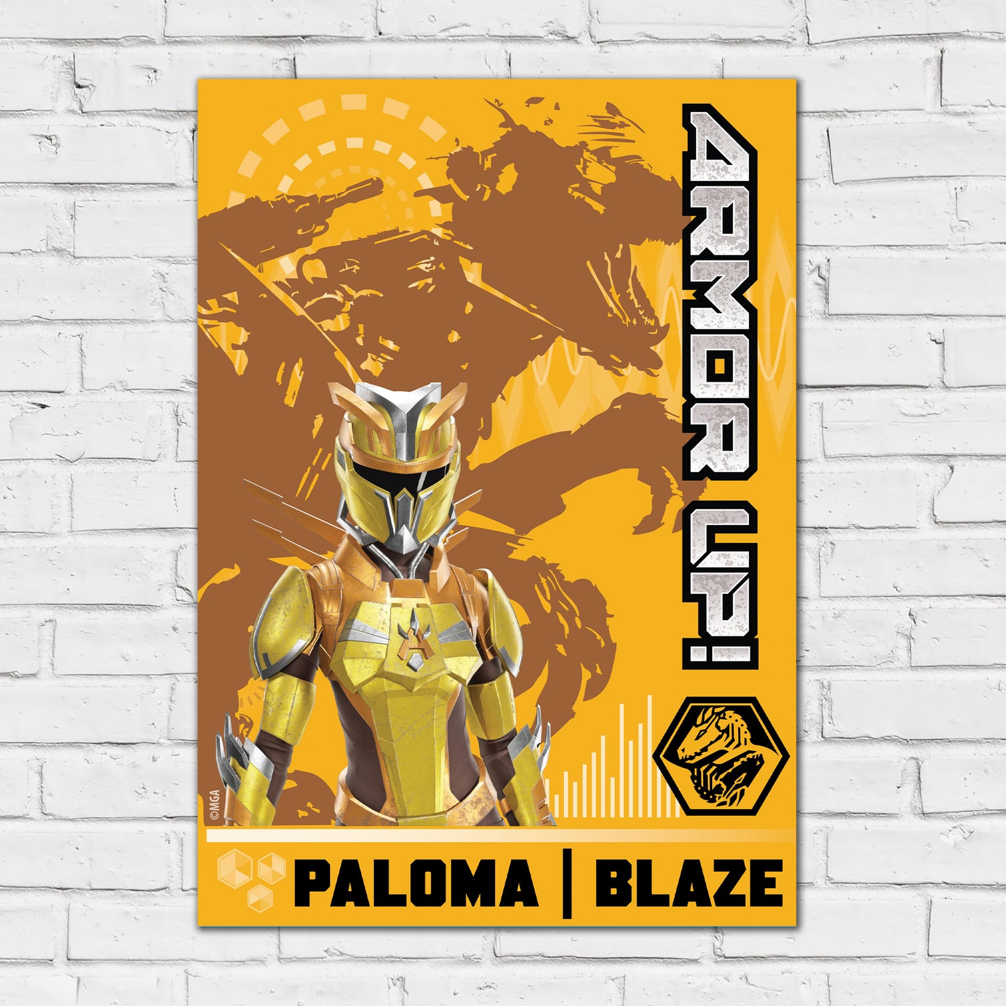 Armorsaurs Print - Paloma And Blaze Player Card Poster Wall Art