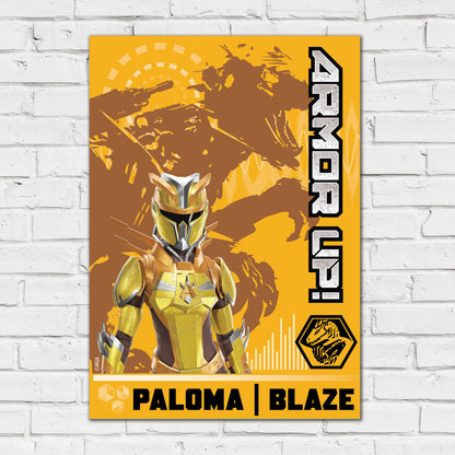 Armorsaurs Print - Paloma And Blaze Player Card Poster Wall Art