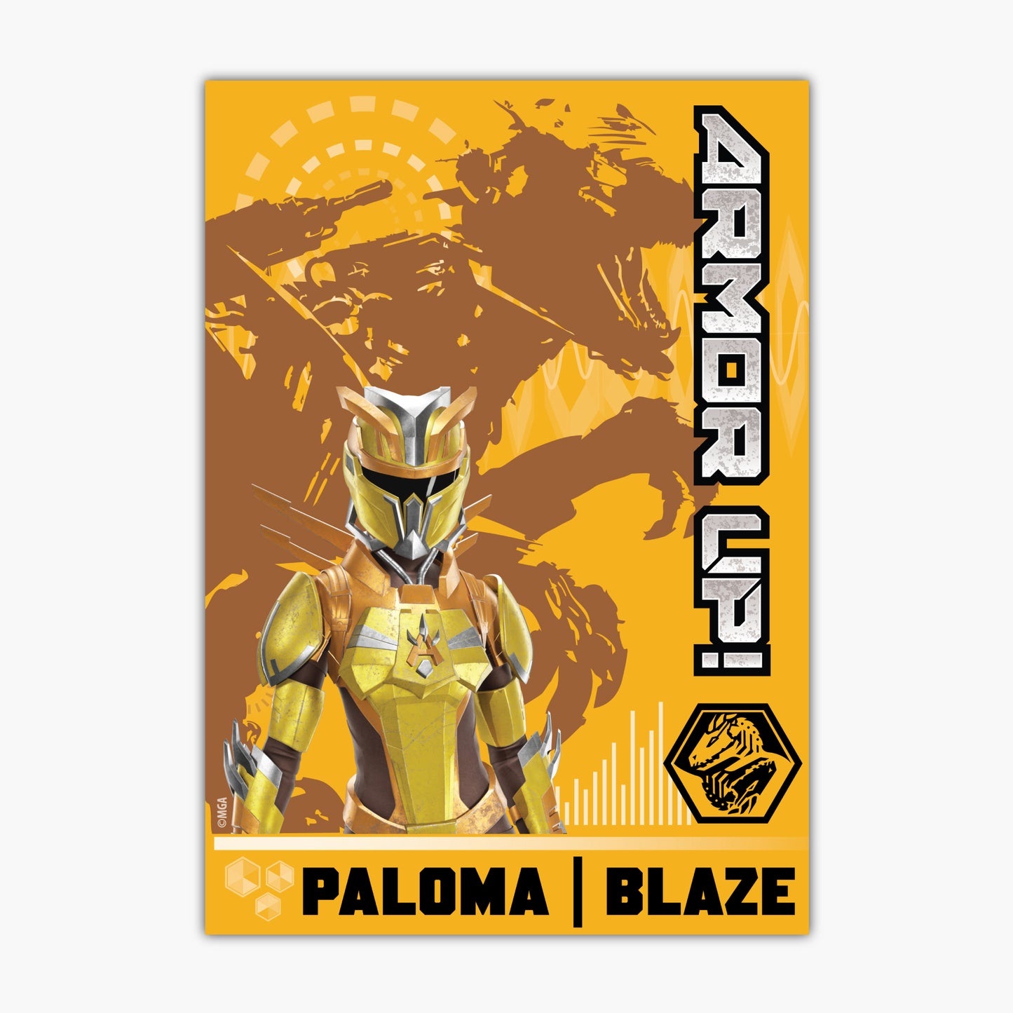 Armorsaurs Print - Paloma And Blaze Player Card Poster Wall Art