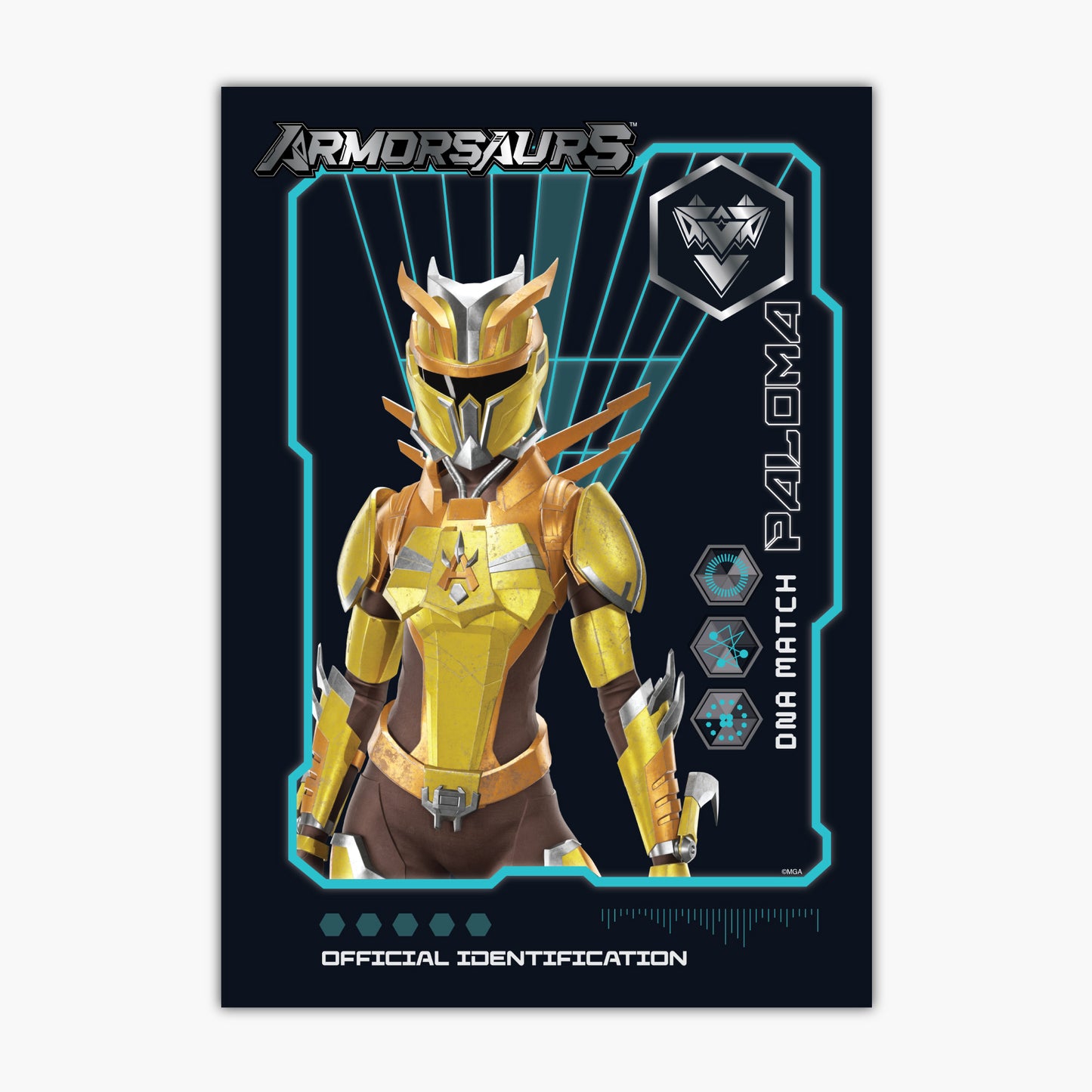 Armorsaurs Print - Paloma DNA Match Poster Wall Art