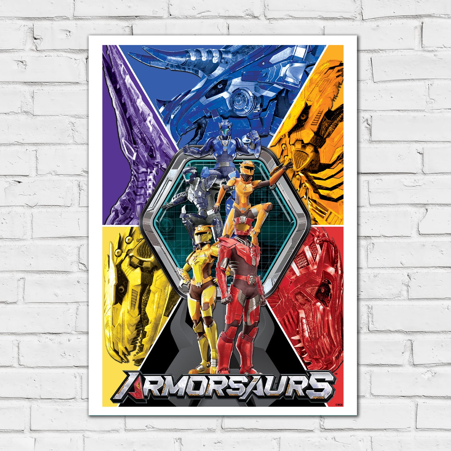 Armorsaurs Print - Pilots In The Centre Poster Wall Art