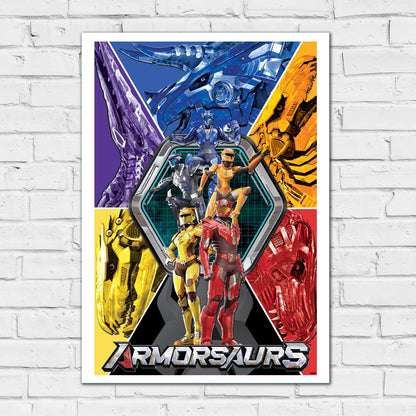 Armorsaurs Print - Pilots In The Centre Poster Wall Art