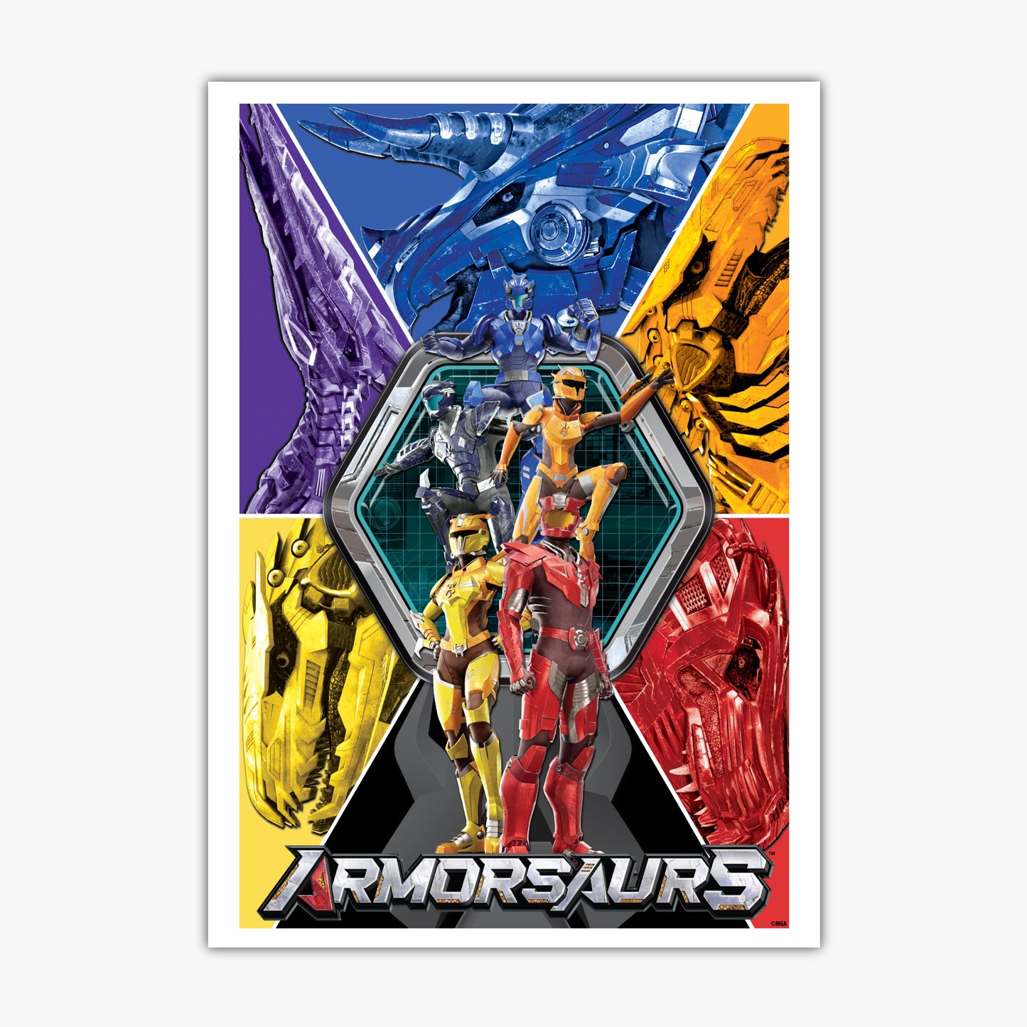 Armorsaurs Print - Pilots In The Centre Poster Wall Art