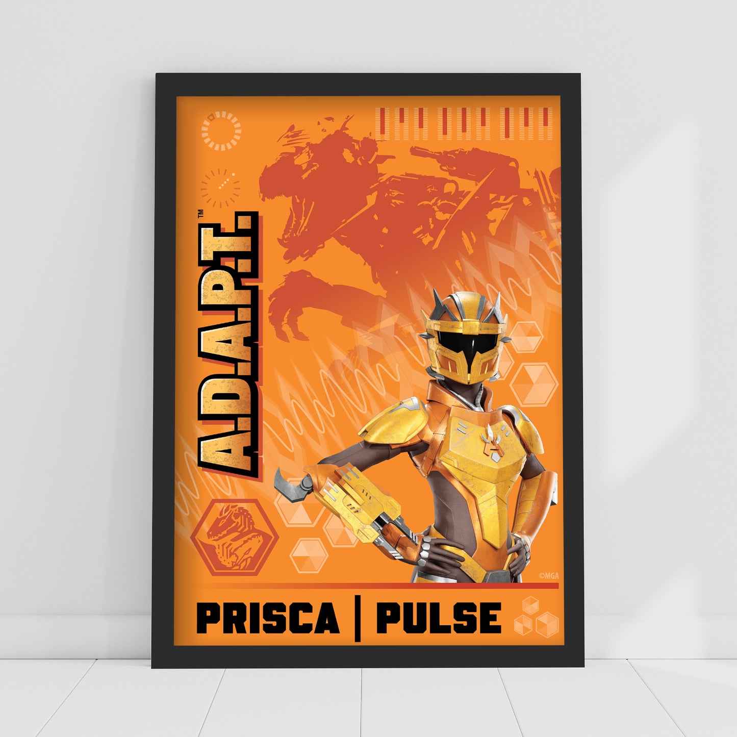 Armorsaurs Print - Prisca And Pulse Player Card Poster Wall Art