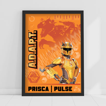Armorsaurs Print - Prisca And Pulse Player Card Poster Wall Art