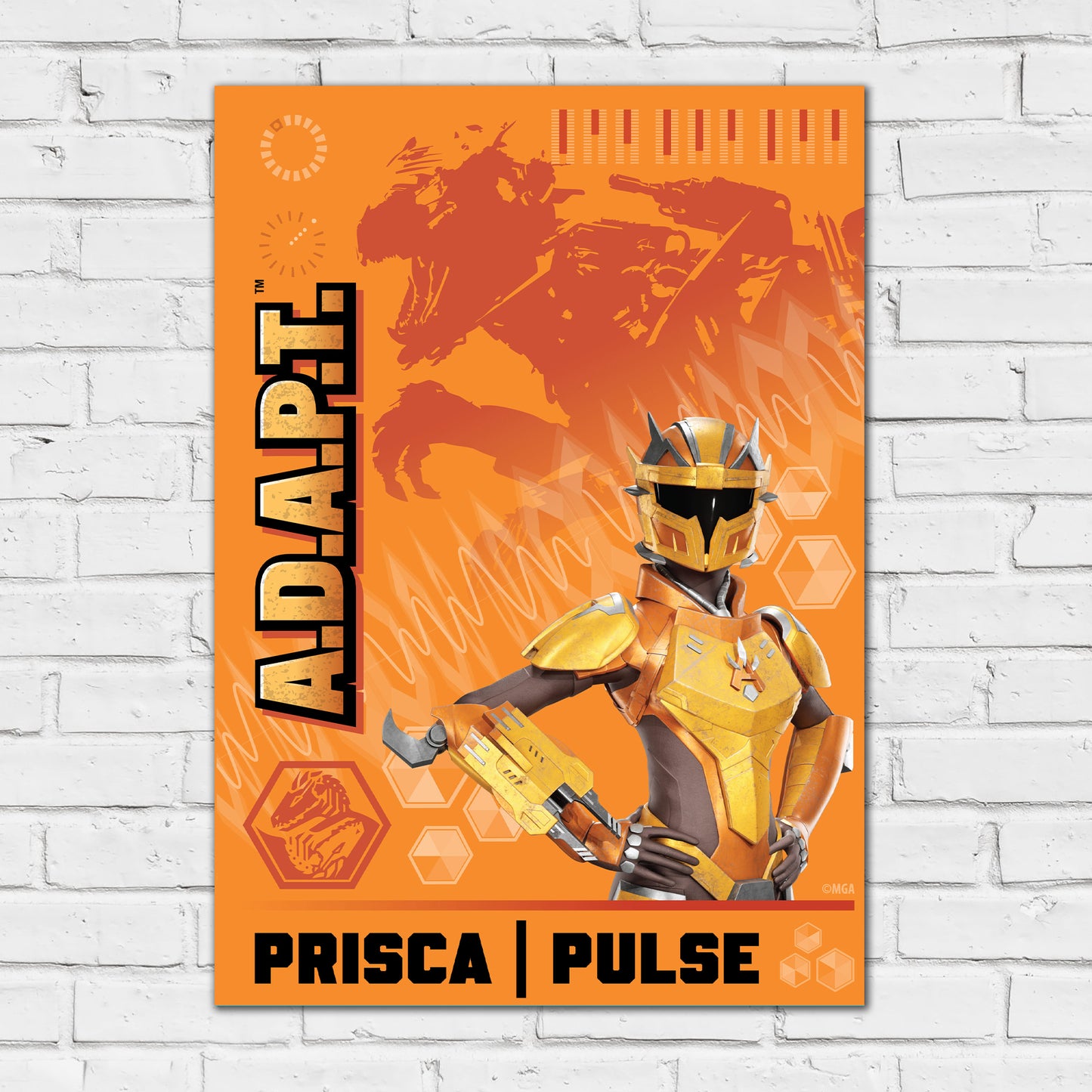 Armorsaurs Print - Prisca And Pulse Player Card Poster Wall Art