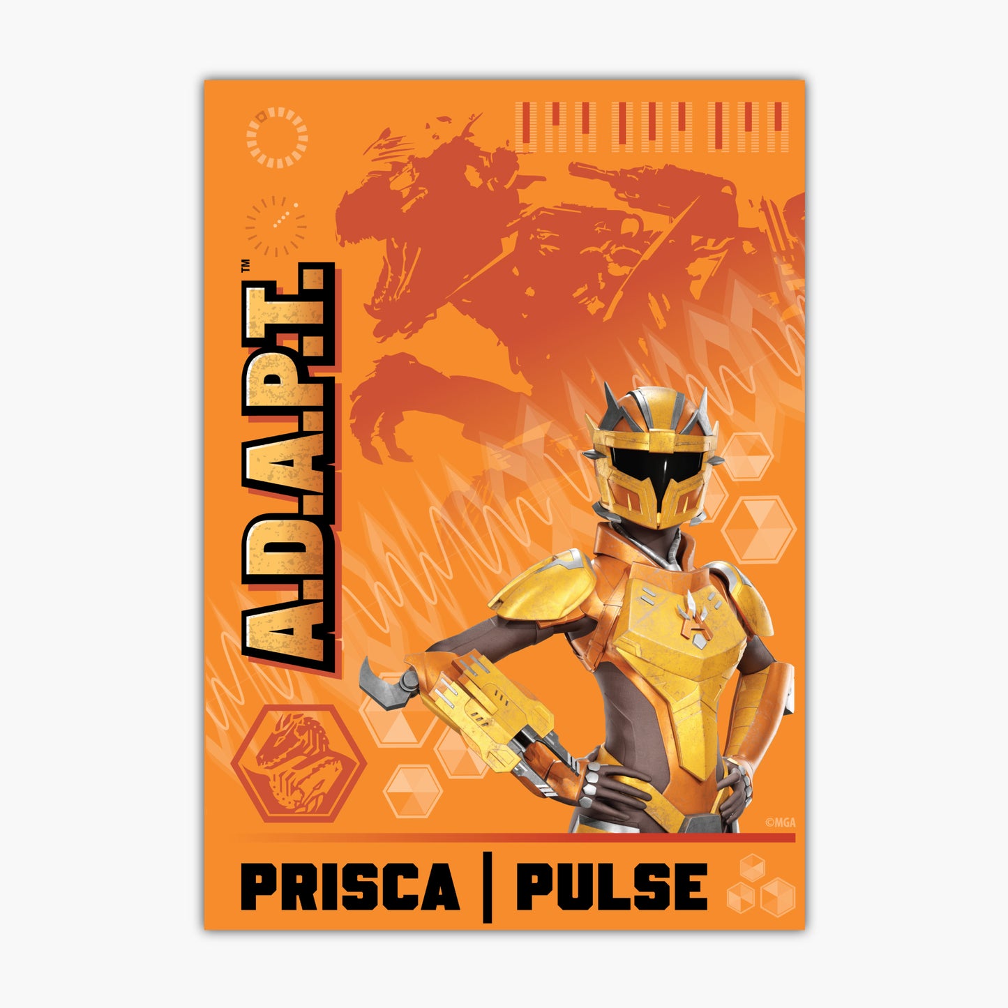 Armorsaurs Print - Prisca And Pulse Player Card Poster Wall Art