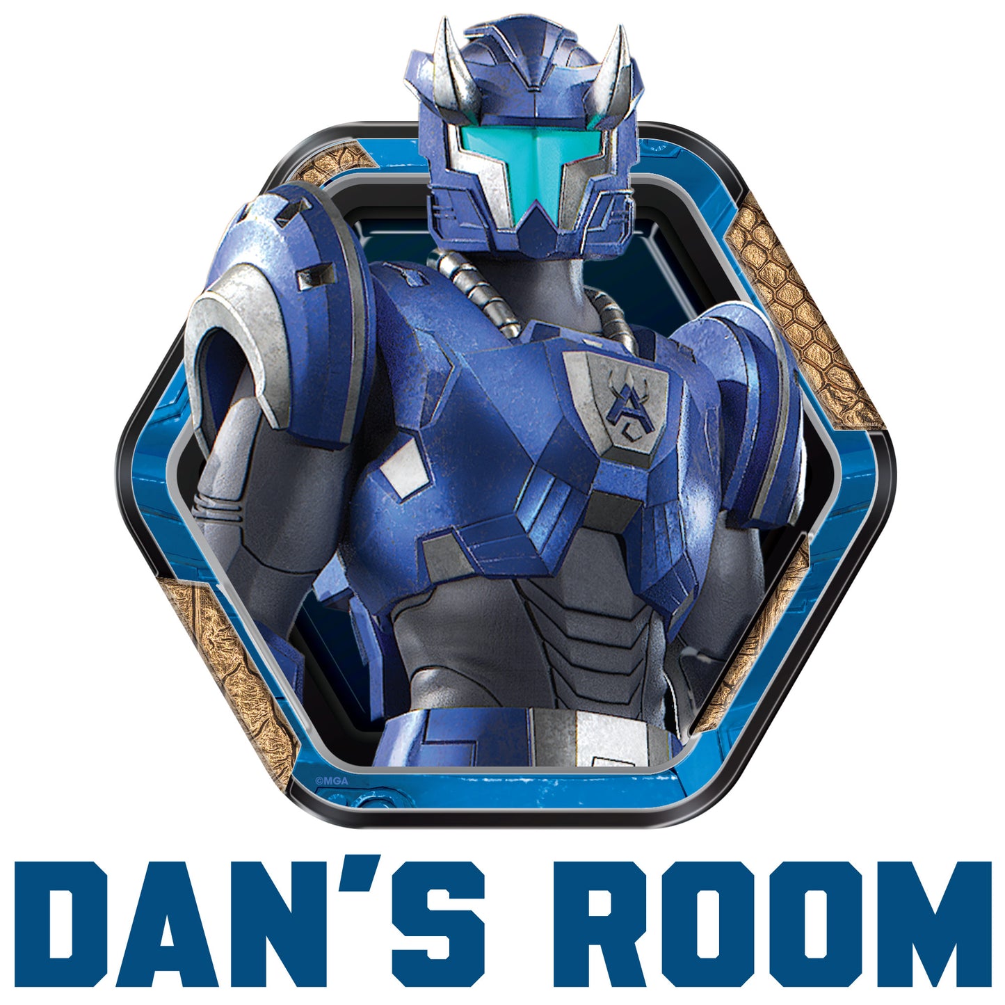 Armorsaurs Wall Sticker - TJ Badge Personalised Decal Wall Art