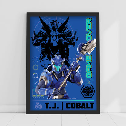 Armorsaurs Print - TJ And Cobalt Player Card Poster Wall Art