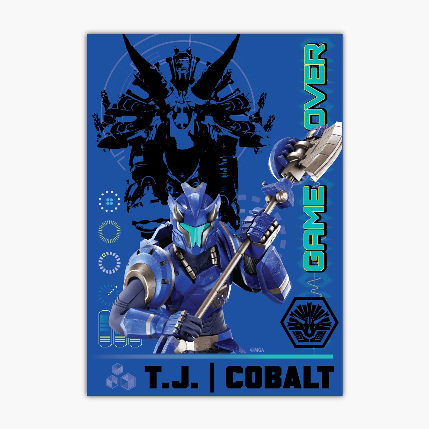 Armorsaurs Print - TJ And Cobalt Player Card Poster Wall Art