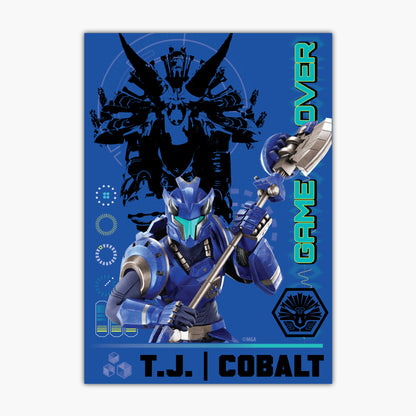 Armorsaurs Print - TJ And Cobalt Player Card Poster Wall Art