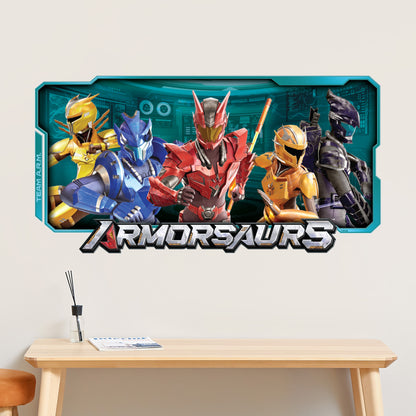 Armorsaurs Wall Sticker - Team A.R.M Group Decal Wall Art