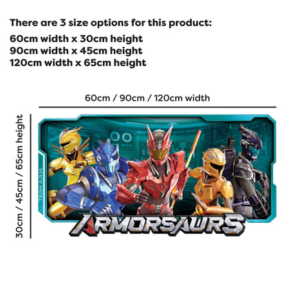 Armorsaurs Wall Sticker - Team A.R.M Group Decal Wall Art