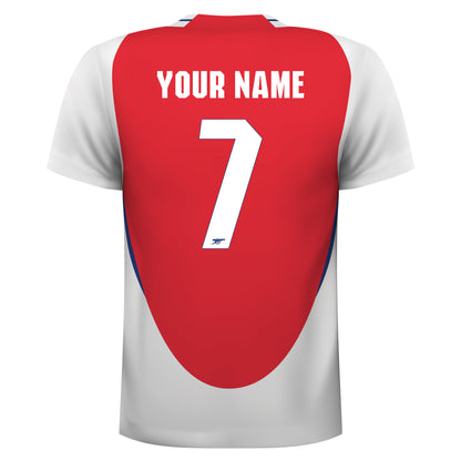Arsenal Football Club -  Personalised Name & Number 24/25 Shirt Wall Sticker