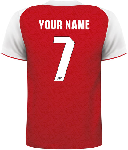 Arsenal Football Club -  Personalised Name & Number 25/26 Shirt Wall Sticker