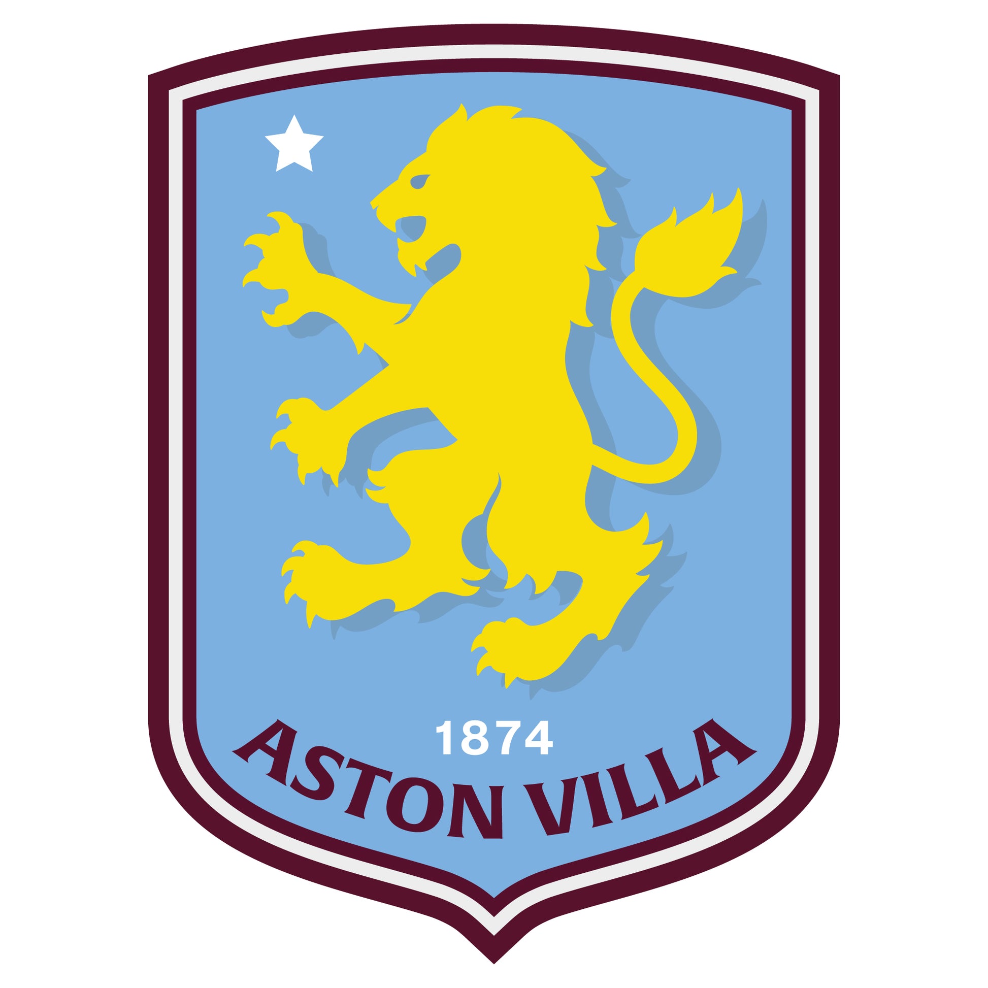Aston Villa Football Club Badge Wall Sticker –
