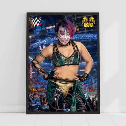 WWE Print - Asuka Crowd Poster Wrestling Wall Art