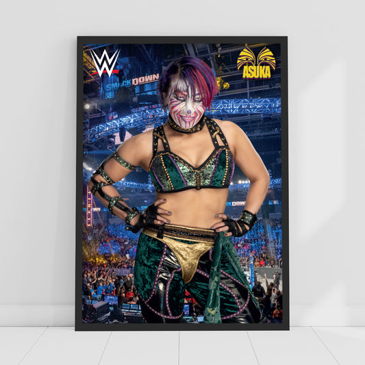 WWE Print - Asuka Crowd Poster Wrestling Wall Art