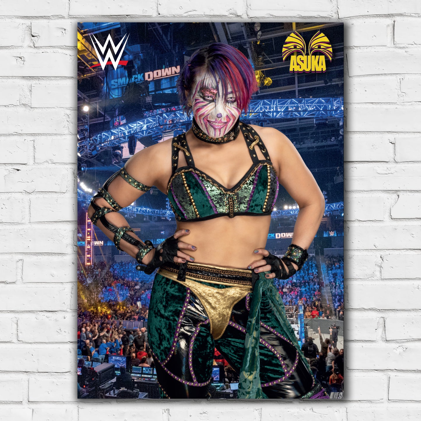 WWE Print - Asuka Crowd Poster Wrestling Wall Art