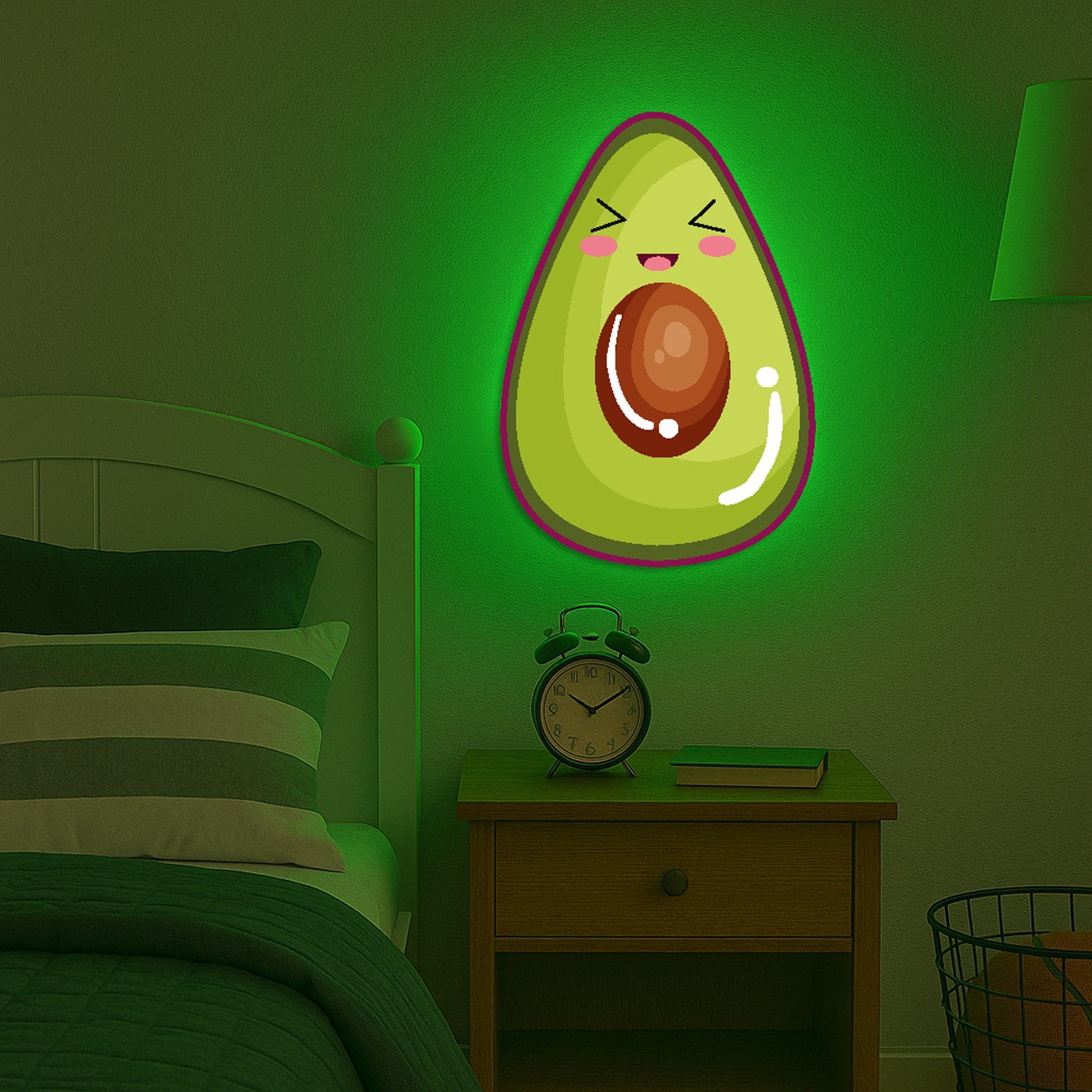 Avocado LED Backlit Wallpop