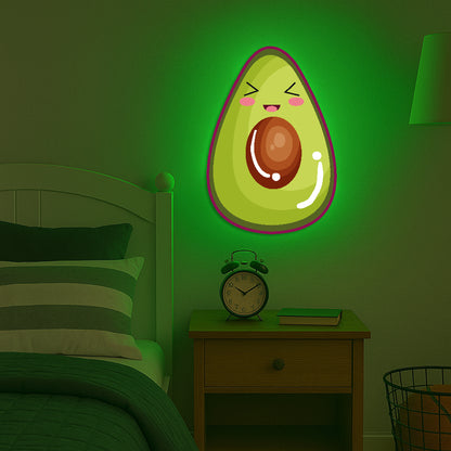 Avocado LED Backlit Wallpop