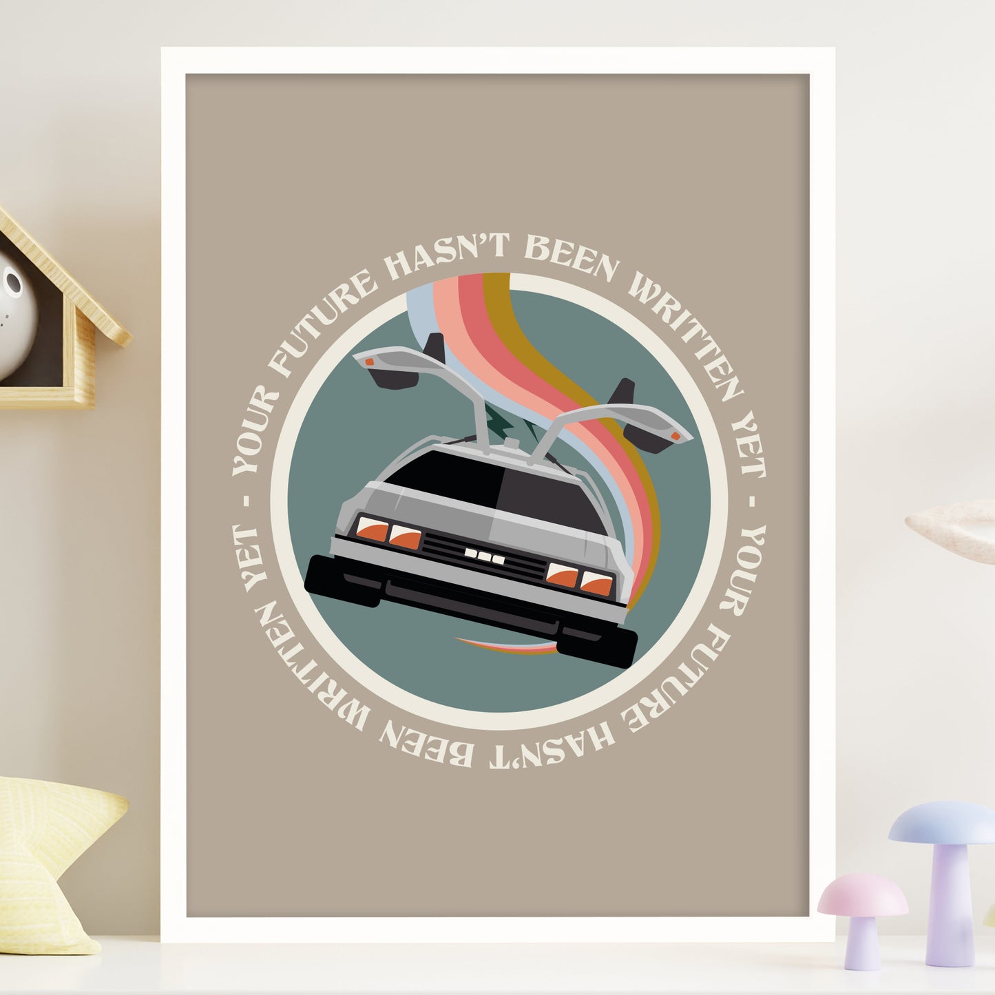 Back to the Future Print - Circle Poster Art