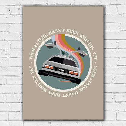 Back to the Future Print - Circle Poster Art
